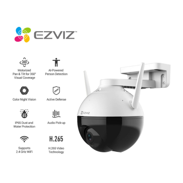 Cámara PTZ EZVIZ C8C Smart Home wifi