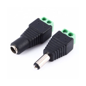 Conector macho y hembra CCTV